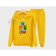 Children's long pants hoodie set with tumble guys image/aged 3-15 years