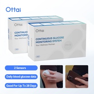 Ottai Glucose Monitoring Set 2Sets Continuous Glucose Meter No Finger Pricking  M8 CGM Monitoring Se