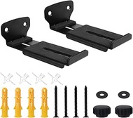 1 Pair Soundbar Wall Mount, Sound Bar Mounts Under TV Depth Adjustable 4.2 Inches - 6.4 Inches Hold 