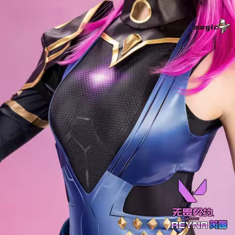 Game VALORANT Reyna Cosplay Costume Uniform Halloween Carnival Party Christmas Play Role Clothes Clo