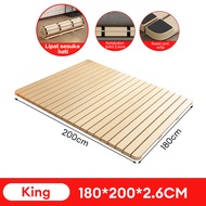 Tatami Kayu Solid / Tempat Tidur Palet Kayu Jati Belanda / Dipan Kayu / Dipan Kasur Kayu Palet Jati