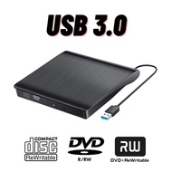 External CD DVD Drive USB Slim Portable External DVD Player Optical Drive DVD CD-RW Burner Driver La