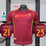 Player -2025/26 Rome home football shirt [s-3xl] H9BO 7BP6