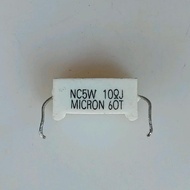 MICRON NC5W 10 ohm 10 ohm 5W chalk Resistor, Micron brand