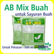 Pupuk AB Mix Buah 250 g untuk 500 ml pekatan Hydroponik Surabaya bunga hidroponik pembungaan kol brokoli melon