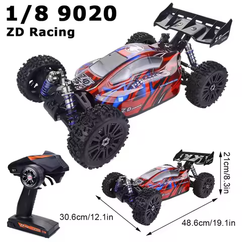 1/8 9020 V3 ZD Racing Large RC Car Pirates3 BX-8E 90KM/h 4WD Brushless electric Buggy Remote Control