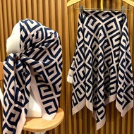 Hijab segi empat motif bulu merak simpel elegantkerudung katun voal premiumjilbab digital printing r