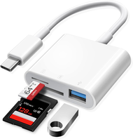 Type C Hub Card Reader Adapter 3 In 1 TF SD OTG USB2.0 for Xiaomi Macbook