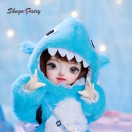 Shugafairy Naomi BJD Doll 1/6 24.6cm Blue Healing Style Cute Big Eyes Baby Shark BJD Ball Jointed Dolls