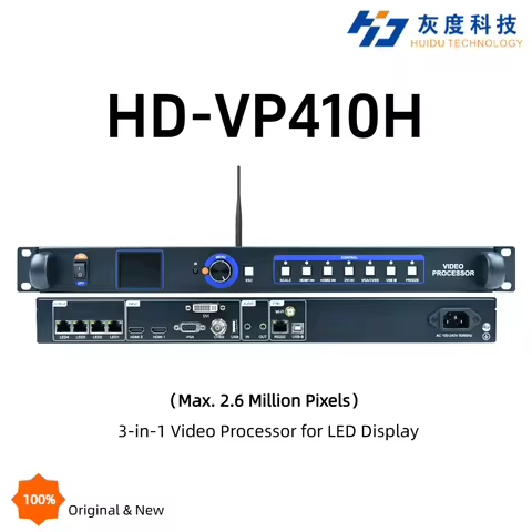 HD-VP410H All-in-one LED Video Processor 4รGigabit Output Support 1080P WiFi APP Control for Confere