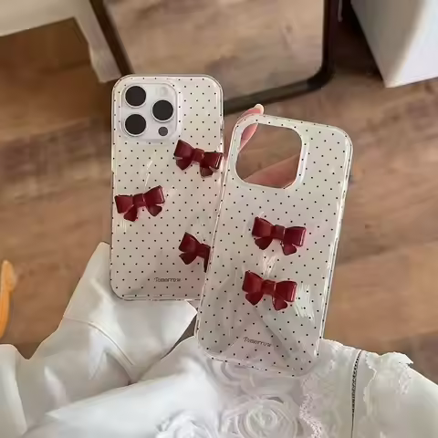 For Motorola Moto G06 G56 G86 Edge 50 Fusion 60 Pro G85 G75 G55 G35 G15 G84 G54 G04 G14 Sweet 3D Bow