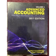 Advanced Financial Accounting Vol. 1 by Guerrero 2017 Edition