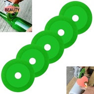 BEAUTY Glass Cutting Disc, 0.39in Inner Hole 4 Inch Glass Rock Plate Cutting Disc, Angle Grinder Green Diamond Glass Cutting Saw Wine Bottles