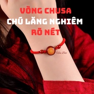 Shurangama Mantra ChuSa Bracelet with CLEAR Red Thread - Shurangama Mantra Bracelet