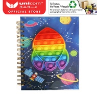 Unicorn Stationery A5 Spiral Journal Diary Notebook With Subject Index Divider UNB-551 Random Design
