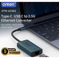 ONTEN USB-C to 2.5G ETHERNET CONVERTER/RJ45/LAN Adapter OTN-UC602