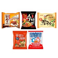 [Samyang]5 Kinds Delicious Seafood Flavor/Kimchi-buldak fried noodles/Miso/Hand-made Ramen x5/10/15