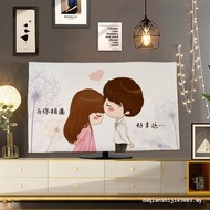 （in stock）tapestry TV Dust Cover Elastic Hanging TV Cover Cloth remote control cover 32 42 50 55inch