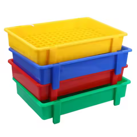 【LM】1PCS Thickened Plastic Lithium Battery Storage Box For 18650 Cells - Divided Transport And Turno