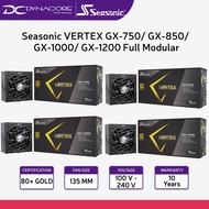 Seasonic VERTEX GX-750 / GX-850 / GX-1000 / GX-1200 750W/850W/1000W/1200W 80+ Gold, ATX 3.0 / PCIe 5