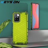KEYSION Ốp Chống Sốc Cho Redmi 10 10 Prime Note 10 Pro 10T 5G Ốp Lưng Điện Thoại Hình Tổ Ong Cho Xia