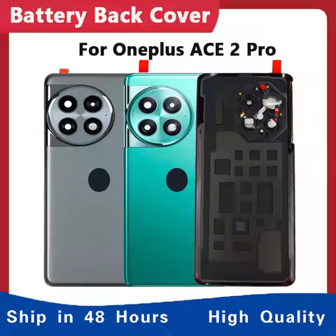 A+++ Battery Glass Cover For OnePlus Ace 2 Pro Rear Housing Door Panel Case Replacement With Adhesiv