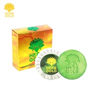 HERB GOLD สบู่เฮิร์บโกลด์ herb inside เฮิร์บอินไซด์ HERB GOLD SOAP มี 2 สูตรให้เลือก ( 1 ก้อน )