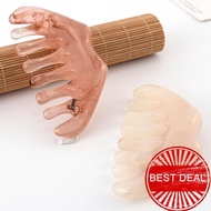 Triangular Eight-tooth Comb For Gua Sha Massage Meridian-clearing Comb Head Relaxation Massage R7i6