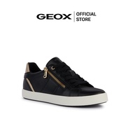GEOX รองเท้าผ้าใบผู้หญิง รุ่น D BLOMIEE - BLACK/LT GOLD SS24 (D366HEC9258F_S4BKGD)