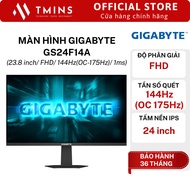 GIGABYTE GS24F14A/ GS25F2/ G27Q20T Gaming Monitor (24-27 inches/ IPS, SS IPS/ FHD, QHD/ 1ms, 0.5ms)