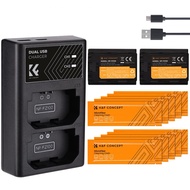 K&F NP-FZ100 Dual USB Charger Kit Wiht 2 Battery
