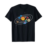 Solar System Planets Earth & Sun Children's Tops for Toddler & Kids T-Shirt Eid children's clothes B