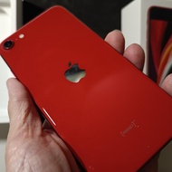 原價$15500 二手女用機 iPhone SE 128GB 2020 red 紅色 SE2 原盒 無配件 電池健康度79% A2296 台灣公司貨