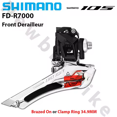 SHIMANO 105 FD-R7000 Front Derailleur Road Bike Band Mount 2x11Speed R7000 Braze on 2s 11s 2v 11v 2x