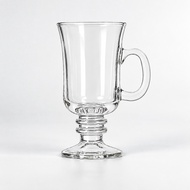 BREWSUNIQ - Irish Coffee Glass 250ml | Glass Coffee Cup with Handle for Cafe, Restaurant, Hotel