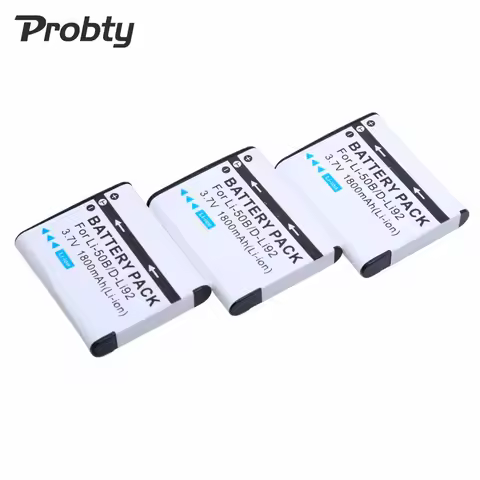 Probty 3PCS High quality 1800mah 3.7V LI-50B LI 50B Camera Battery for Olympus SP 810 U6010 U9010 SZ