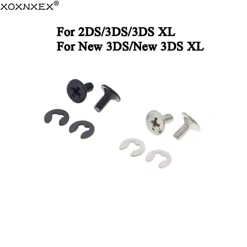 1-20sets For 2DS 3DS LL XL New 3DS 3DSLL 3DSXL Battery Back Cover Screw Shell Screws Mount Repair Se