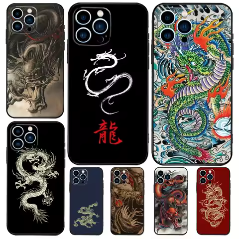 Chinese Dragon Case For ZTE Nubia RedMagic 10 Air 5G 6 7 7S 6S Pro RedMagic 10S 9S 8S 8 9 10 Pro Plu