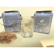 New Souvenir Pernikahan Gelas Minum Gelas Kaca Kotak Gelas Gagang Mug