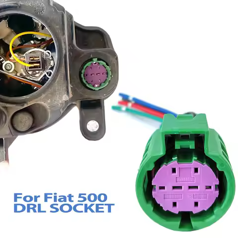 For Fiat 500 Abarth 595 2007 - 2025 Front DRL Day Time Running Light Lamp Connector Repair Kit Plug 