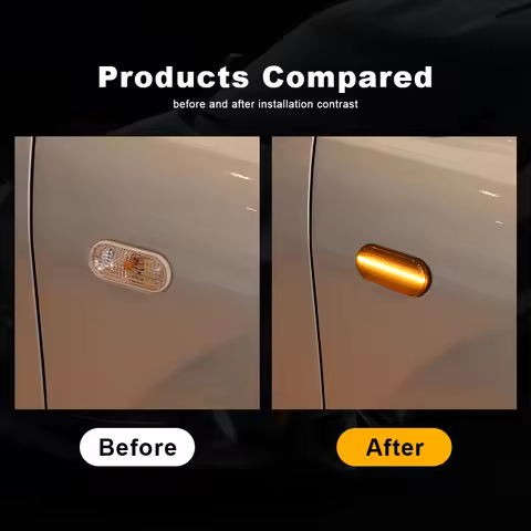 For SEAT Leon 1P Ibiza Mk3 6L Mk4 6J Toledo Exeo Sedan Exeo For Octavia Car LED Sequential Side Mark