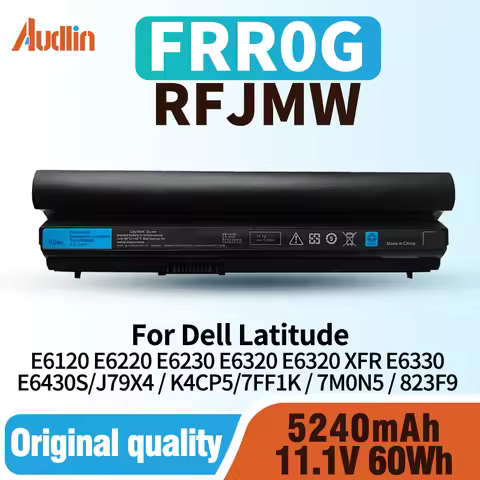 FRR0G RFJMW K4CP5 Y61CV J79X4 Laptop Battery for Dell Latitude E6120 E6220 E6230 E6320 E6330 E6430S 
