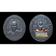 Phra Pong Lp Dum Sai Yid 5 Rop ，2542Be Lp Dum ，Wat Santhitham Lp Dum制作399尊，金银铜符管，附有原装庙盒。