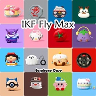 【Direct supply】For IKF Fly Max Case Earphone Case Cartoon Creative Soft Silicone Casing NO.1