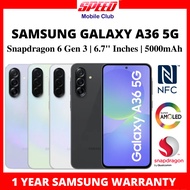 Samsung A36 5G (8/256GB) | NFC | 6.7 inches Super AMOLED Display | eSIM | Brand New With 1 Year Sams