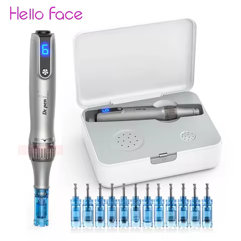 Dr Pen Ultima M8S-W With Nano Needle Kits Wireless Professional MTS Derma Pen ≤0.25mm Needle Beauty 