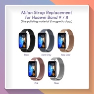 (GoodSeller) Milan Stainless Steel Strap for Huawei Band 8 Magnetic Band8 Watch Strap