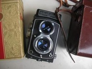 【AB的店】美品Rolleicord III 紅T Zeiss 75mm f3.5 6x6 120 雙眼相機