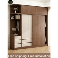 MIO Free Delivery & Install E0 Grade Solid Wood Wardrobe | Customizable Large Storage for HDB & Cond