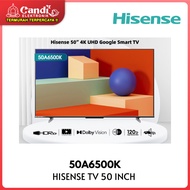 HISENSE 4K UHD Google Smart TV 50 inch 50A6500K